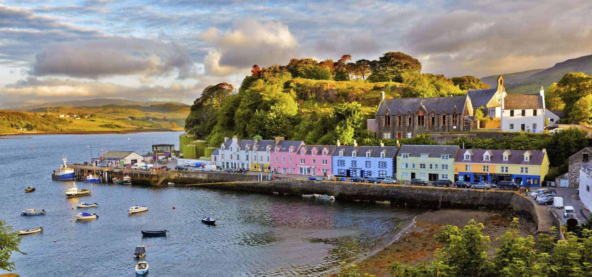 Portree harbour, Isle of Skye