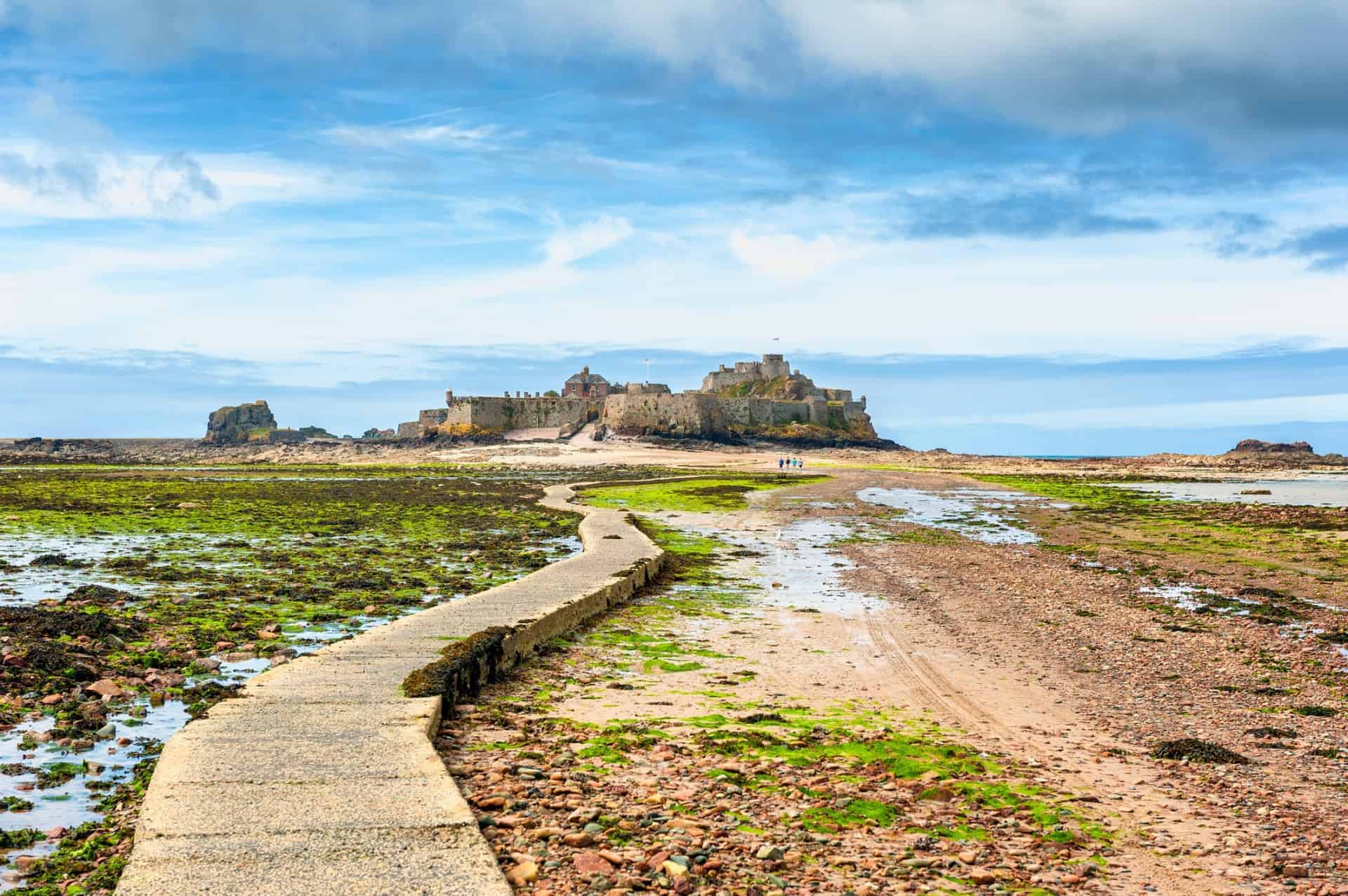Elizabeth Castle, Saint Helier, Jersey, Channel Islands, UK.