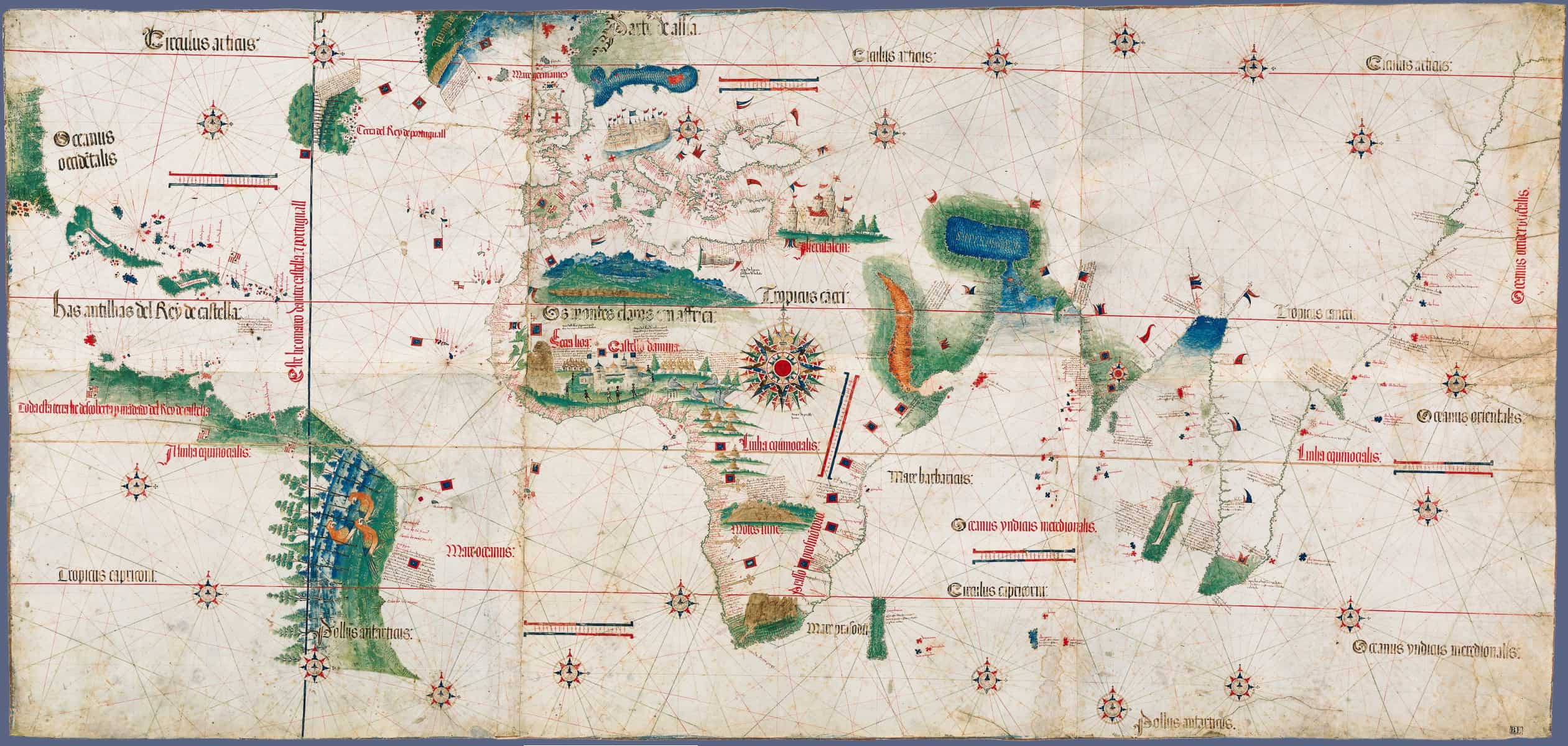  Cantino planisphere, Portugal