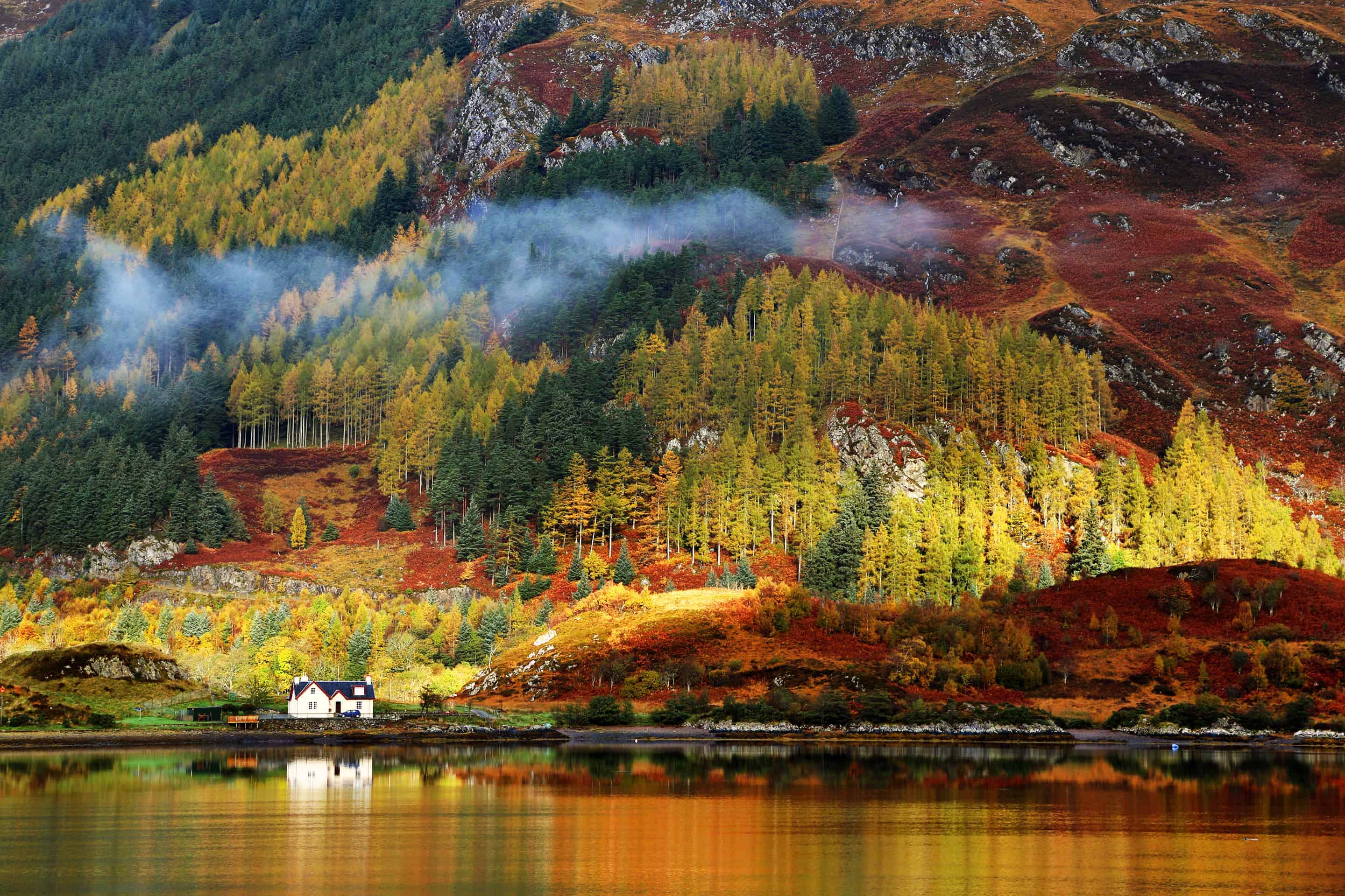 Autumn colours in Highlands
