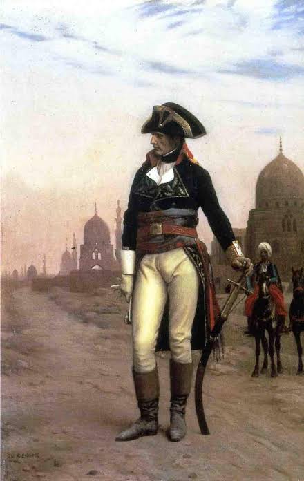 An image of Napoleon in Egypt