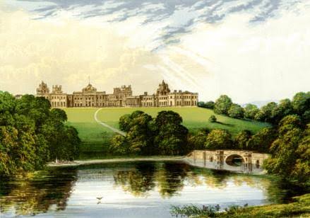 A painting of Blenheim Palace