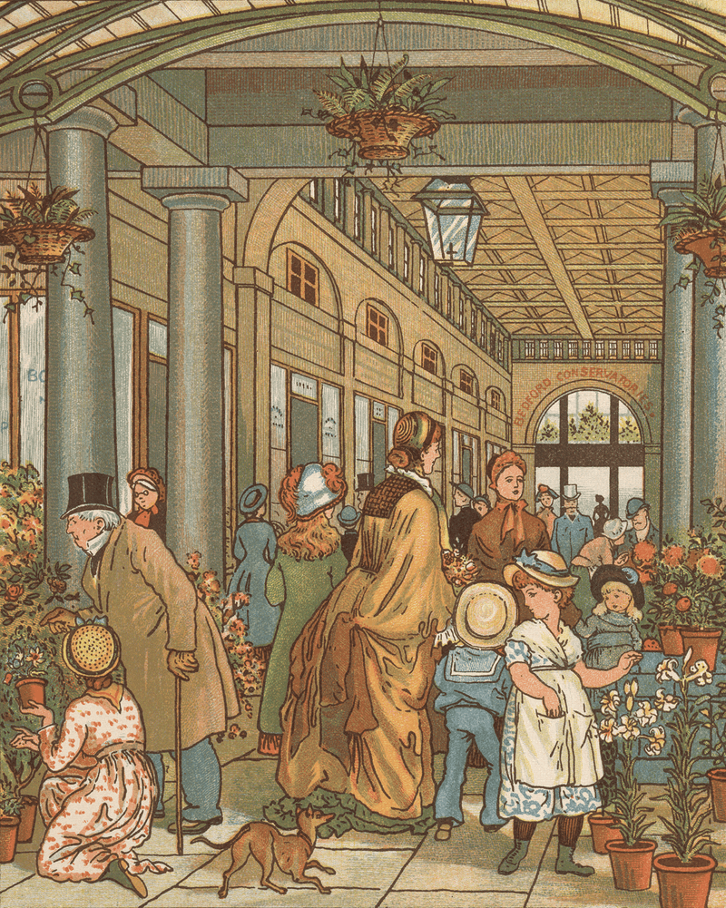Convent Garden flower hall
