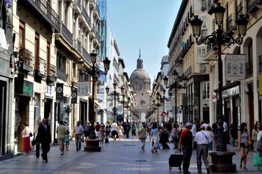 Zaragoza town centre