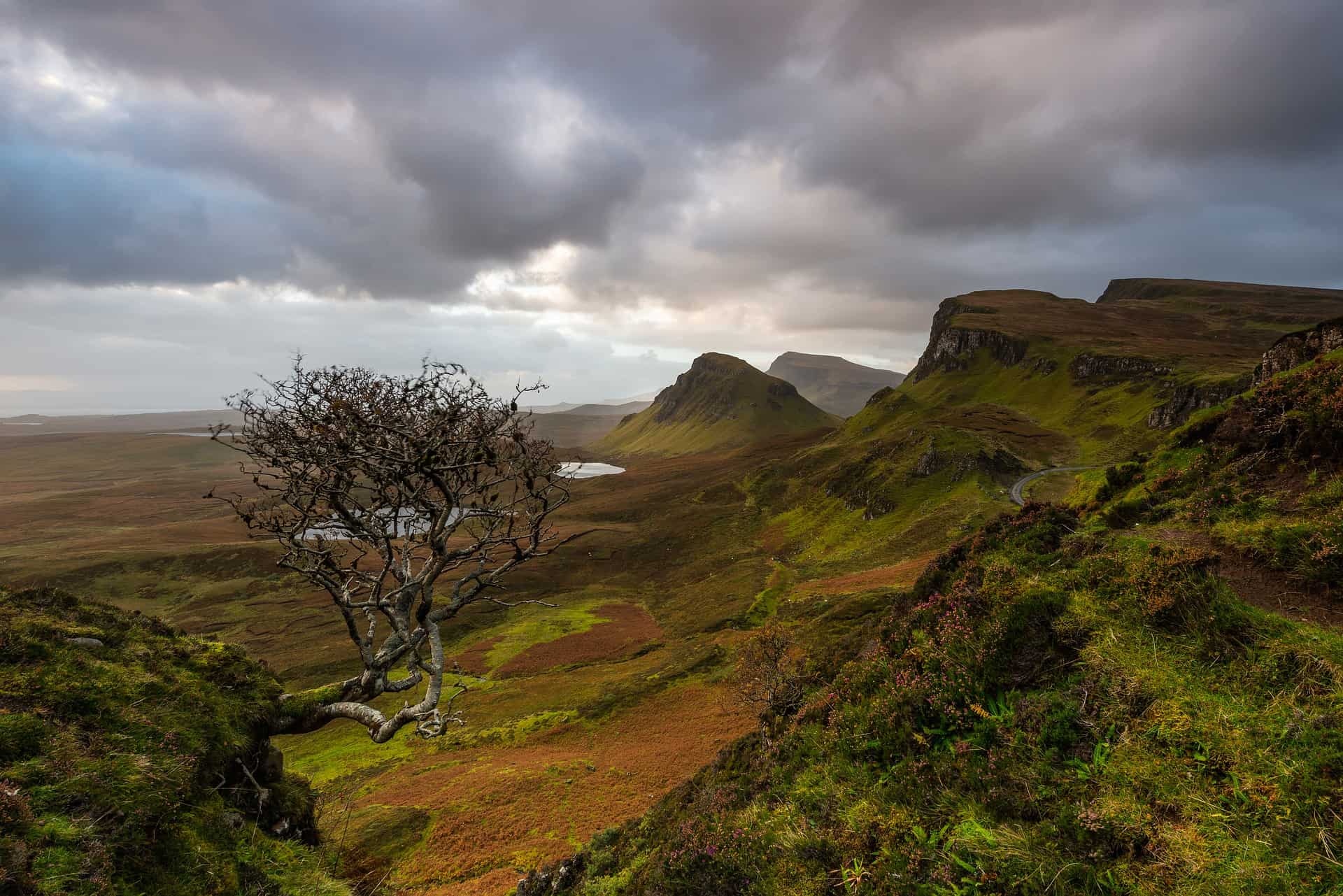 Quiraing, on Staffin Bay