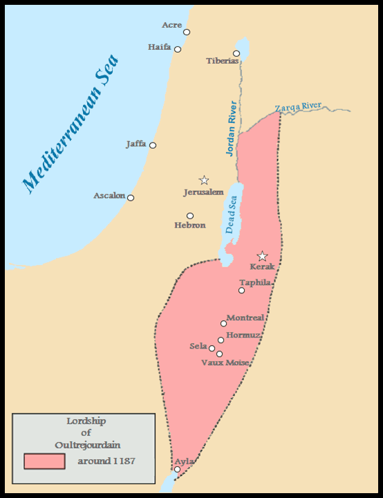 Map of Oultrejordain