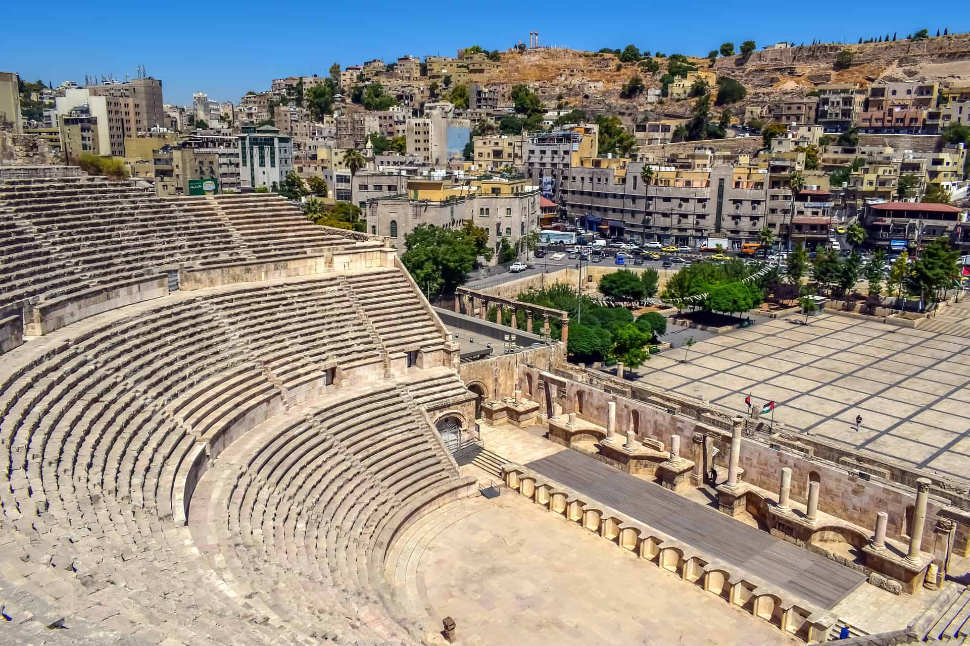 Roman theatre in Amman, Jordan