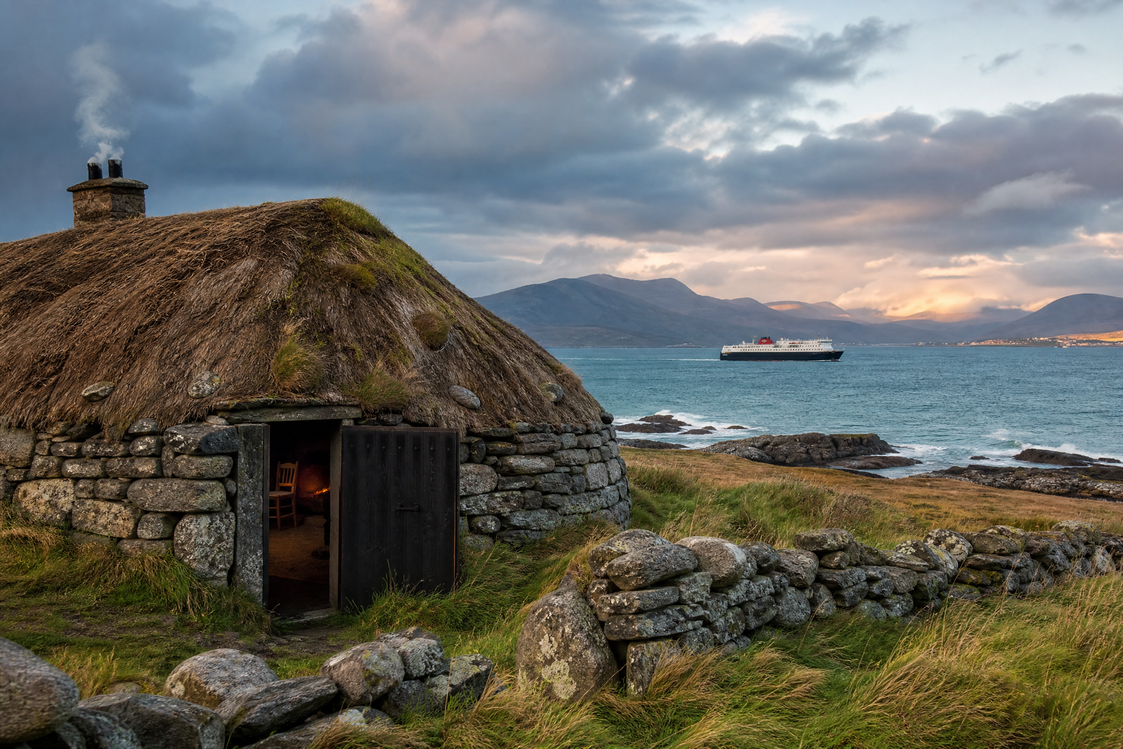 Ullapool on Scottish Islands and Shetland small group tour for seniors