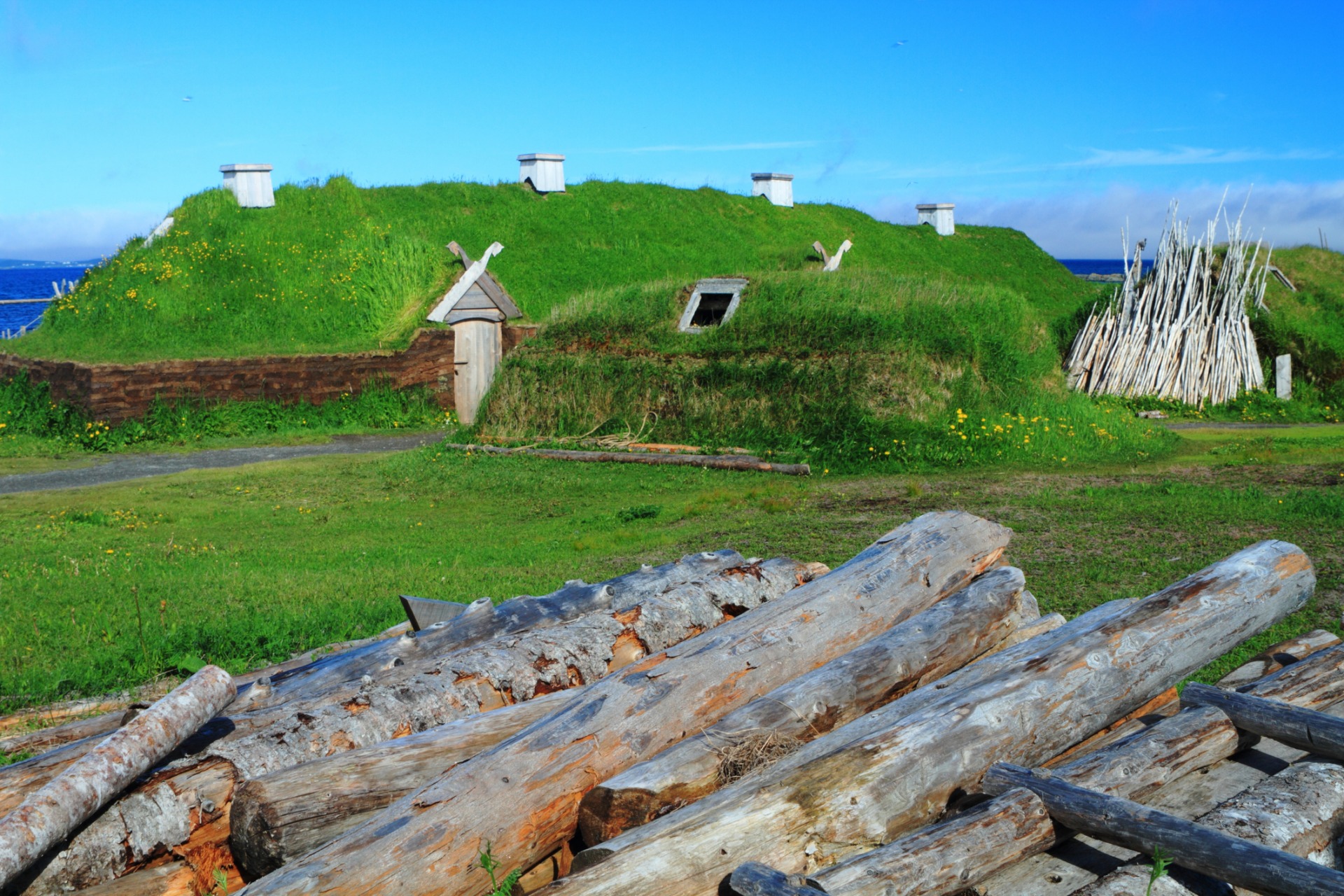 L'Anse Aux meadows Canada- Viking settlement