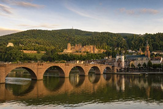 People-free editorial view of Germany Heidelberg Hero.