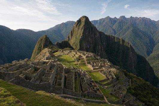 People-free editorial view of Machu Picchu Hero.