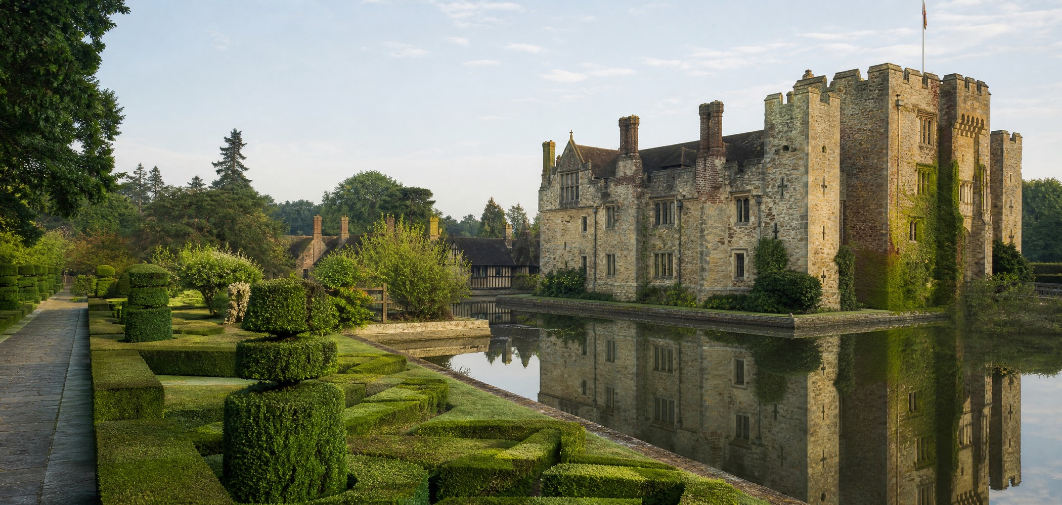 Hever Castle in Kent, England.