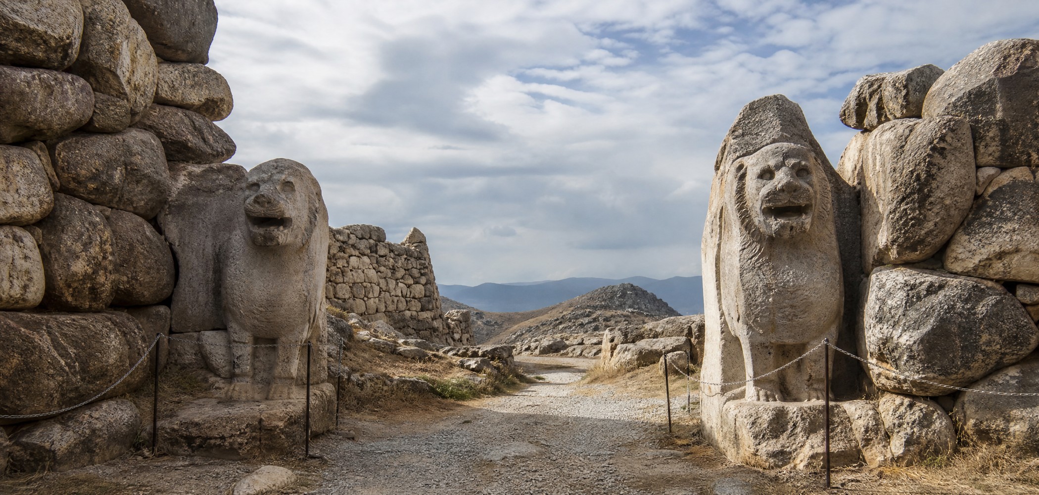 Lion Gate at Hattusa in central Turkey.