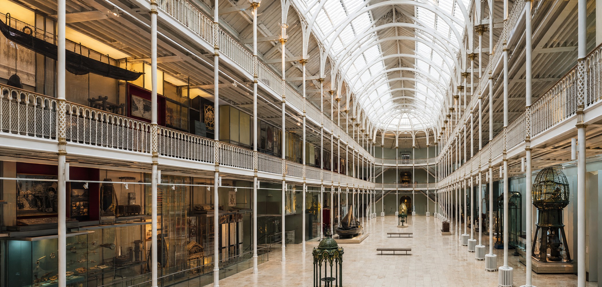 People-free editorial view of National Museum Scotland.