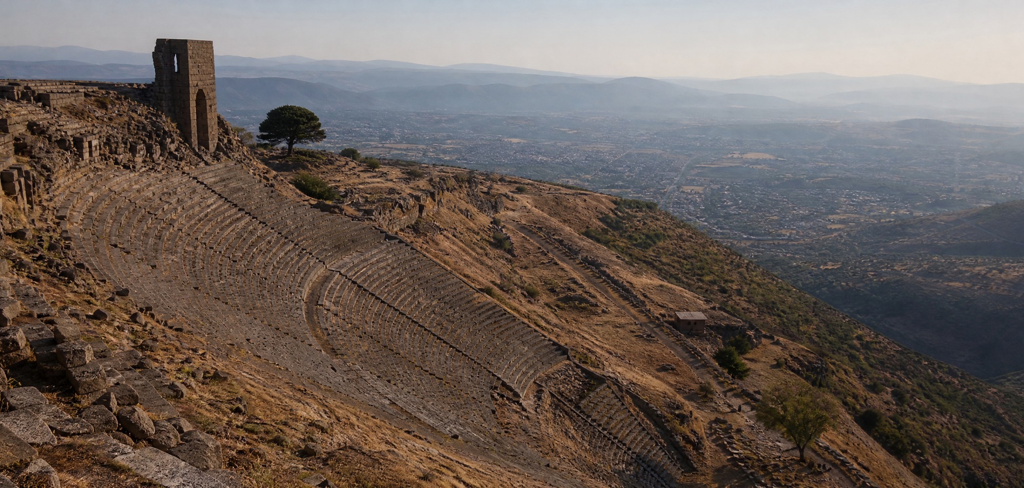 Ancient theatre at Pergamon in Turkey.