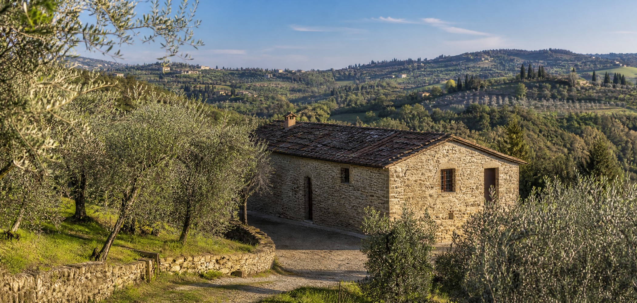 People-free editorial view of Vinci Leonardo Birthplace.